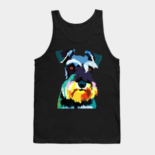 Miniature Schnauzer Pop Art - Dog Lover Gifts Tank Top